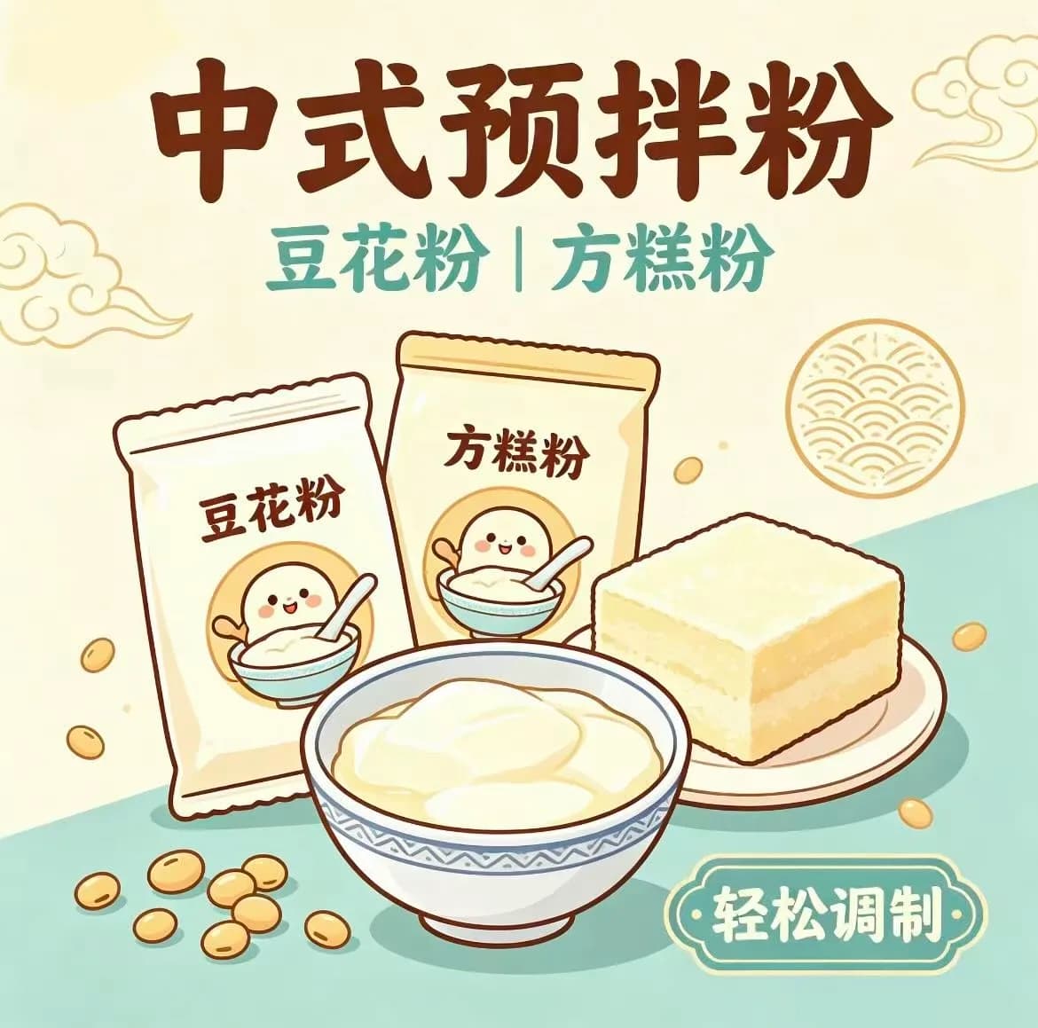 中式预拌粉